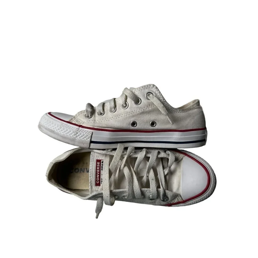 Converse, All Star white unisex tennis shoes